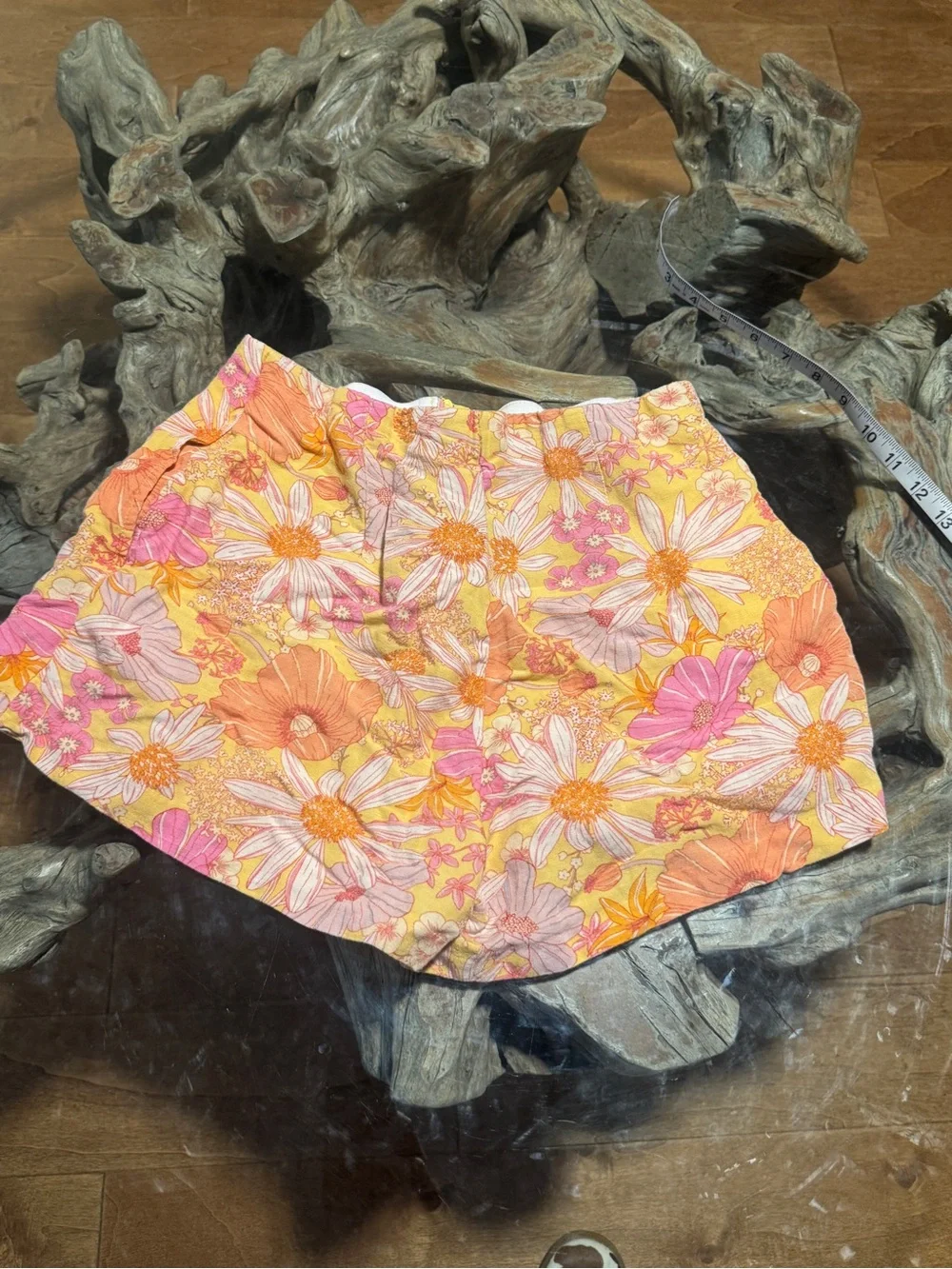 H&M Linen Floral Print Shorts